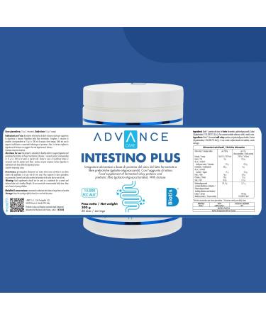 Watt INTESTINOPLUS Advance Care Food Supplement Based on Fermented Whey Proteins and Prebiotic Fibers for Bacterial Flora Balance and Digestion Support 300 g - Buy Online on GoSupps.com
