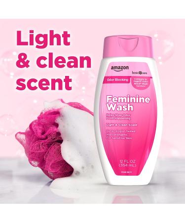 Amazon Basic Care Odor Blocking Feminine Wash - 12 fl oz - Buy Online on GoSupps.com