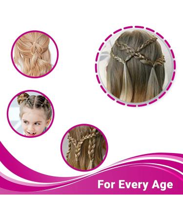 Elastic Hair Bands Set - 1000 Clear + 1000 Coloured Mini Rubber Bands for Kids, Girls, Children - Perfect for Braids, Wedding Hairstyles, Dreadlocks - Buy Online on GoSupps.com