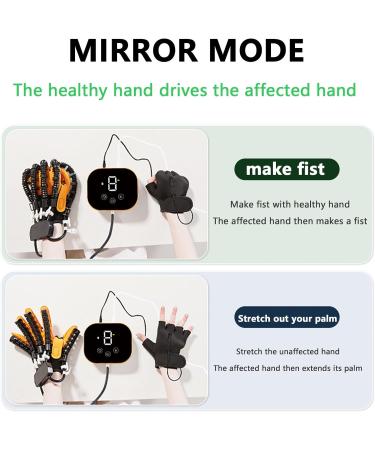Rehabilitation Robot Gloves Finger Orthosis Hempiplegia Arthriti Patient Therapy Relieve Hand Stiffness(Size:XXL Color:Right Hand) XX-Large Right Hand - Buy Online on GoSupps.com