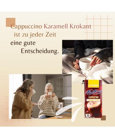  MASSIMO Massimo Pack of 160 Instant Caramel and Cappuccino Coffee Sticks - 12.5g - Flavored drink powder with soluble caramel-flavored cappuccino powder - Buy Online on GoSupps.com