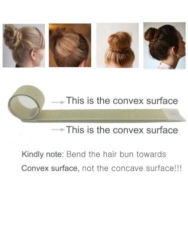 Donut Hair Bun Maker - 3 PCs French Twist Hair Accessories & DIY Hair Styling Tools for Women - Perfect for Elegant Buns (Champagne) - Buy Online on GoSupps.com