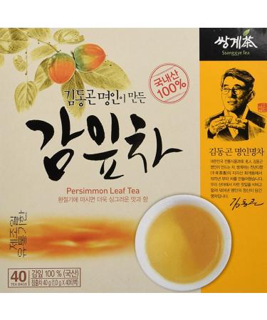 Health Tea Korea Food Persimmon Leaf Tea 1.0g X 40 Tea Bags