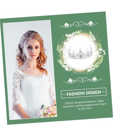 GLSTOY Bridal Headwear Forehead Headpiece Rhinestone Hair Accessory Bride Headpieces Women Head Chain Jewelry Rhinestone Head Chain Wedding Head Jewelry Rhinestone Headpiece Metal Jewelry - Buy Online on GoSupps.com