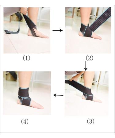 FixtureDisplays 2 Piece Ankle Support - Adjustable Heel Wrap Brace for Comfort & Pain Relief | Durable Foot Support Solution 15349-2PK - Buy Online on GoSupps.com