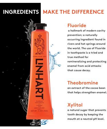 LINHART Whitening Toothpaste - Enamel Strengthening Teeth Whitening with Mint Flavor (Smile Set) - Buy Online on GoSupps.com