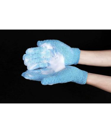 8 Pairs Double Sided Exfoliating Gloves for Body Scrubbing and Spa Massage - Buy Online on GoSupps.com