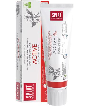 Buy Splat Professional Active Toothpaste 100ml | Soothes Gums & Strengthens Enamel with Medicinal Plants - International Shipping Available - Buy Online on GoSupps.com