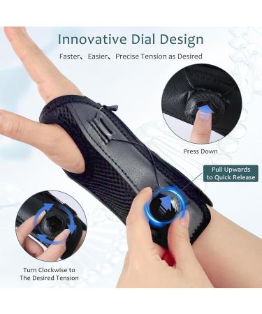 Adjustable Wrist Brace for Carpal Tunnel Relief | Support for Tendonitis Sprains Arthritis - Unisex Left & Right (5.5-8 inch - Buy Online on GoSupps.com