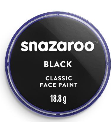 SK INFINITY Snazaroo Classic Face Paint 18ml Professional Water Based Cake Makeup for Halloween Body Painting - Black & White - Buy Online on GoSupps.com