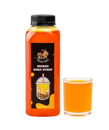 Syrup for Bubble Tea | 12 Ounces (354 ML) | Brown Sugar Boba Flavored Syrup for Tapioca Pearls and Desserts (Mango)