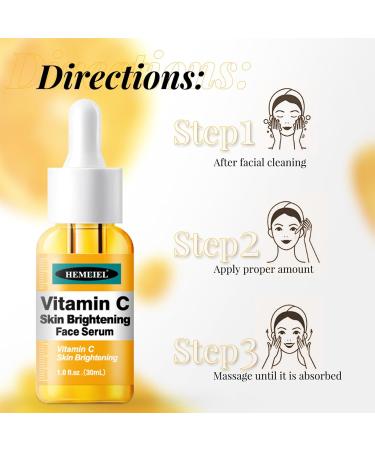 Vitamin C Serum for Face | Anti-Aging Hyaluronic Acid Serum | Daily Skin Care for All Skin Types - Buy Online on GoSupps.com