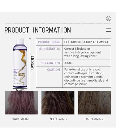 Zynewa Colour Lock Shampoo paars 300 ml paars 1 ml 1er Pack - Buy Online on GoSupps.com