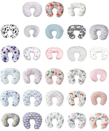 Rulbelok Removable Nursing Pillow Cover Bedding U-Shape Nursing Pillow Covers Lovely Printed Breastfeeding Pillow Cover Baby Feeding Supplies 6 Months and Up 6-12 Months Set - Buy Online on GoSupps.com
