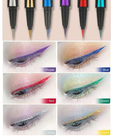 LYSdefeu Red Glitter Eyeliner Liquid Liner - Waterproof, Smudge-proof, High Pigmented Sparkle for Eyes - Buy Online on GoSupps.com