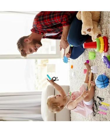 GWAWG 4PCs Sensory Chewing Necklace - Durable Silicone for Autism | Perfect for Kids & Adults - Buy Online on GoSupps.com