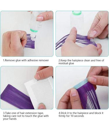 Wig Tape Hair Extension Tape Wig Lace Front Wig Tape Hairpiece Tape Hair Extension Double Sided Adhesive Tape Hair Salon Replacement Wig Tape Accessory for Lace Front Wig Toupee - Buy Online on GoSupps.com