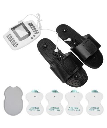 NATUDECO Electronic Pulse Massager | Digital Muscle Pain Relief Device | Adjustable Multifunctional Stimulator | EU Compliant - Buy Online on GoSupps.com