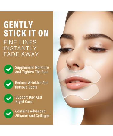 Buy Lip Lift Anti-Wrinkle Patches | Smooth Smile Lines & Fine Lines Fast - Gold Silicone Lip Mask - Buy Online on GoSupps.com
