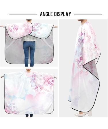 Waterproof Barber Cape - Japanese Sakura & Cheetah Haircut Bib for Men & Women | Unisex Hair Cutting Cape - Buy Online on GoSupps.com
