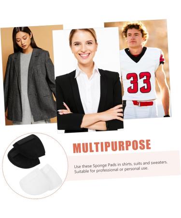 SKISUNO 4 Pairs Shoulder Pads Push-up Shoulder Enhancer Shoulder Push up Pads Sponge Shoulder Enhancer Clothing Accessory Shoulder Cushion Pads Suit Coat Shoulder Pad Suit Accessory - Buy Online on GoSupps.com