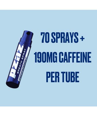 Pzaz Breath Spray for Bad Breath - Caffeine & Vitamin B12 Sugar-Free Alcohol-Free - Wintermint Peppermint & Cinnamint Flavors - 3 Pack Oral Care Solution | International Shipping - Buy Online on GoSupps.com