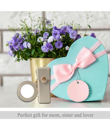 PU Leather Lipstick Holder Keychain - Travel Organizer with Mirror | Perfect Gift for Women - Buy Online on GoSupps.com