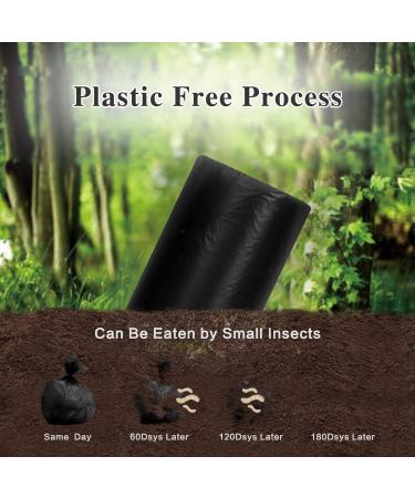 Fyy Garbage Bags - 120 Waste Bags 5 Rolls | Black 3L-10L for Bathroom Kitchen Office | Durable & Leak-Proof - Buy Online on GoSupps.com