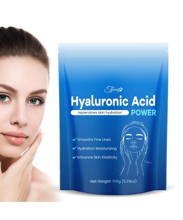 Tfnovg Hyaluronic Acid Powder DIY Hyaluronic Acid Serum for Face Water Soluble Hyaluronic Acid Powder for Skin Deep Hydration and Moisture Low Molecular Weight(3.53oz)