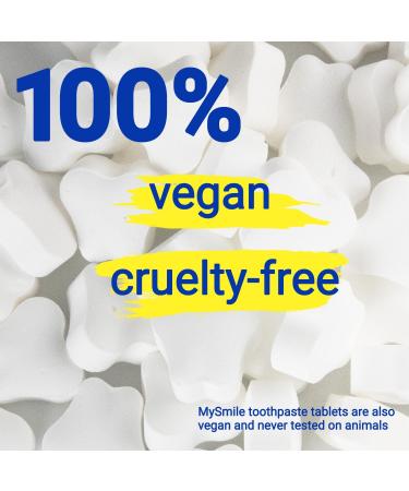 MySmile Toothpaste Tablets | Nano Hydroxyapatite Fluoride-Free Organic Coconut Oil | Remineralize & Reduce Sensitivity | Travel-Friendly Mouthwash Bits - Buy Online on GoSupps.com