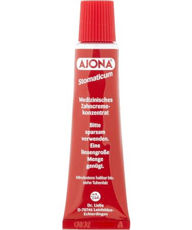 Dr. Rudolf Amor Nachfolger Ajona Stomaticum Medical Toothpaste Concentrate - 25 ml | Effective Oral Care for Healthy Teeth - Buy Online on GoSupps.com