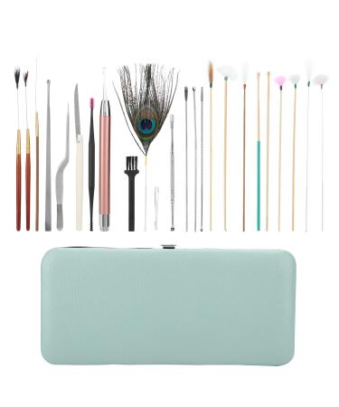 Wax Removal Tool Ear Pick Sets Double Ended Ear Picks Ear Removal Tool 23psc Spiral Ear mint green ear pick sets