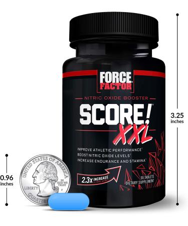 Force Factor Score! XXL Male Enhancement Pills - 30 Tablets for Strength & Stamina - Buy Online on GoSupps.com
