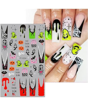 JMEOWIO 9 Sheets Halloween Nail Art Stickers Decals Self-Adhesive Cute Black Cat Nail Supplies Nail Art Design Decoration Accessories - Buy Online on GoSupps.com