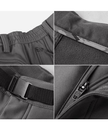 Free Soldier Men's Fleece Lined Outdoor Cargo Hiking Pants - Gray - 34W x 32L - Buy Online on GoSupps.com