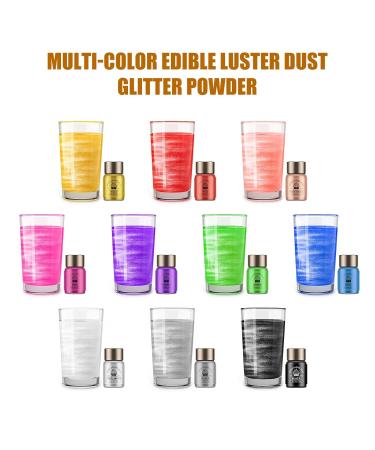 WWTop Gold Edible Glitter - 15g Tasteless Powder for Drinks Chocolate Easter Cakes Fondant & Cupcakes | International Shipping - Buy Online on GoSupps.com