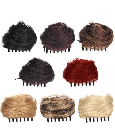 Messy Bun Hair Piece for Women Space Buns Hair Pieces Mini Claw Clip in Hair Bun Messy Cat Ears Hair Bun Extension Synthetic Donut Wig Accessory Updo Hairpieces for Women Girls Fake Hair Accessorie 30 - Buy Online on GoSupps.com