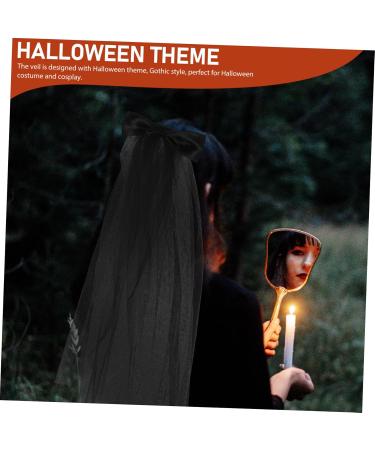 FOMIYES Veil Halloween Decor Retro Decor Hair Clips Hair Bow Halloween Headpiece Costume Accessory Bows for Hair Bow for Hair Halloween Headwear White Yarn Accessories Mesh Bridesmaid - Buy Online on GoSupps.com