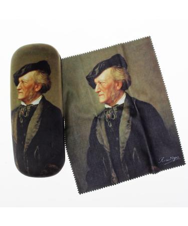 Artis Vivendi glasses case Richard Wagner covered with velour