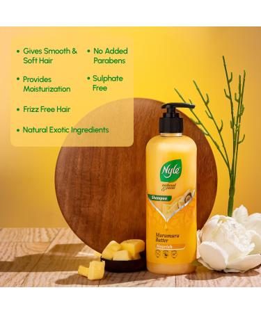 Nyle Natural & Pure Shampoo - Nourishing Hair with Murumuru Butter Paraben & Sulphate Free 475ml for Men & Women - International Shipping Available - Buy Online on GoSupps.com