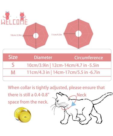 Buy Ohcozzy Adjustable Soft Cat Collar - Anti-Leak Protective Neck Rope Size M Pink | International Shipping Available - Buy Online on GoSupps.com