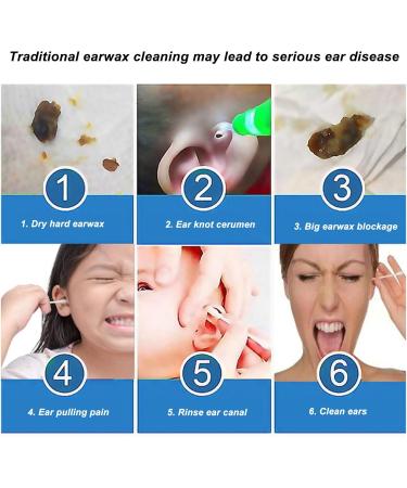 Haofy Ear Kits 500ml Ear Washer Spray Bottle System with Professional Ear Wax Removal Tool - Home Ear Care Solution - Buy Online on GoSupps.com