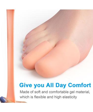 Silicone Toe Protector - Pain Relief for Blisters, Corns, Callus - 10 Pairs, Washable & Skin-Friendly - Buy Online on GoSupps.com