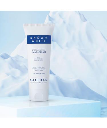  Sheida SNOW WHITE Anti-Aging and Anti-Spot Hand Cream for All Skin Types 75ml - Buy Online on GoSupps.com