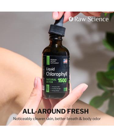 Organic Chlorophyll Liquid Drops for Energy Boost & Immune Support - Made in USA | Fast Absorbing & Detox Supplement - Non GMO Vegan Formula - Buy Online on GoSupps.com