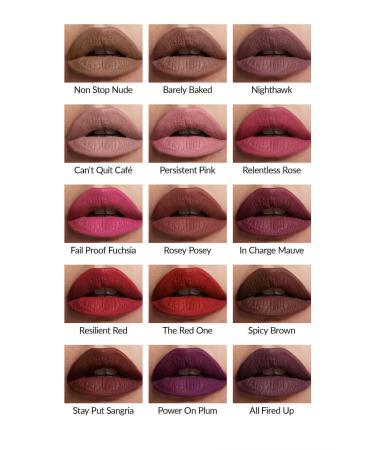 AVON Power Stay Liquid Lip Colour & Glimmerstick Lip Liner Set - 16 Hour Long-Lasting Shade Cant Quit Cafe-Blushed Nude - International Shipping Available - Buy Online on GoSupps.com
