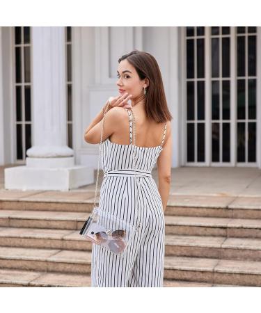 Moetyang Transparent Wallet | Stylish Mini Shoulder Bag for Women | Cute Clutch for Stadium & Fashion | Silver - Buy Online on GoSupps.com