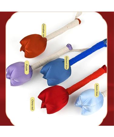 2 Pack Handmade Tulip-Shaped Massage Hammer | Relief for Back Shoulders Neck & Legs | Acupuncture Point Therapy for Fatigue - Random Color - Buy Online on GoSupps.com