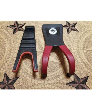 Black Jack Boot Jack Puller - Red Leather Shoe Remover by Chuck's Woodbarn - Buy Online on GoSupps.com