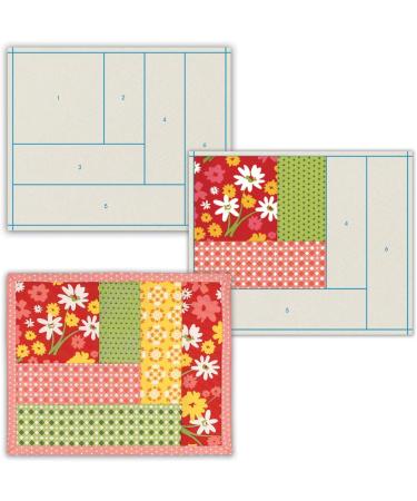 June Tailor Quilt As You Go Log Cabin Mug Mats - Set of 3 - Buy Online on GoSupps.com